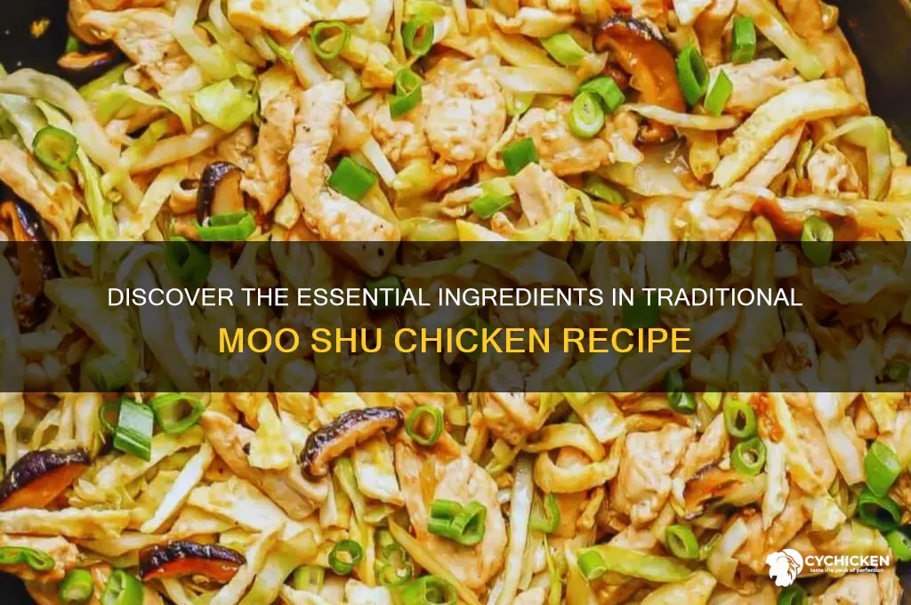 what ingredients are in moo shu chicken
