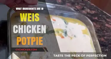 Weis Chicken Pot Pie Ingredients: A Complete Breakdown
