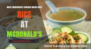 McDonald's Chicken McDo: What's in the Rice?
