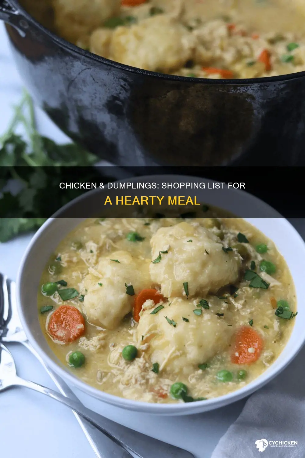 what ingredients do i need for chicken and dumplings
