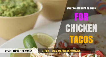Essential Chicken Taco Ingredients: Simple, Flavorful, and Easy to Find