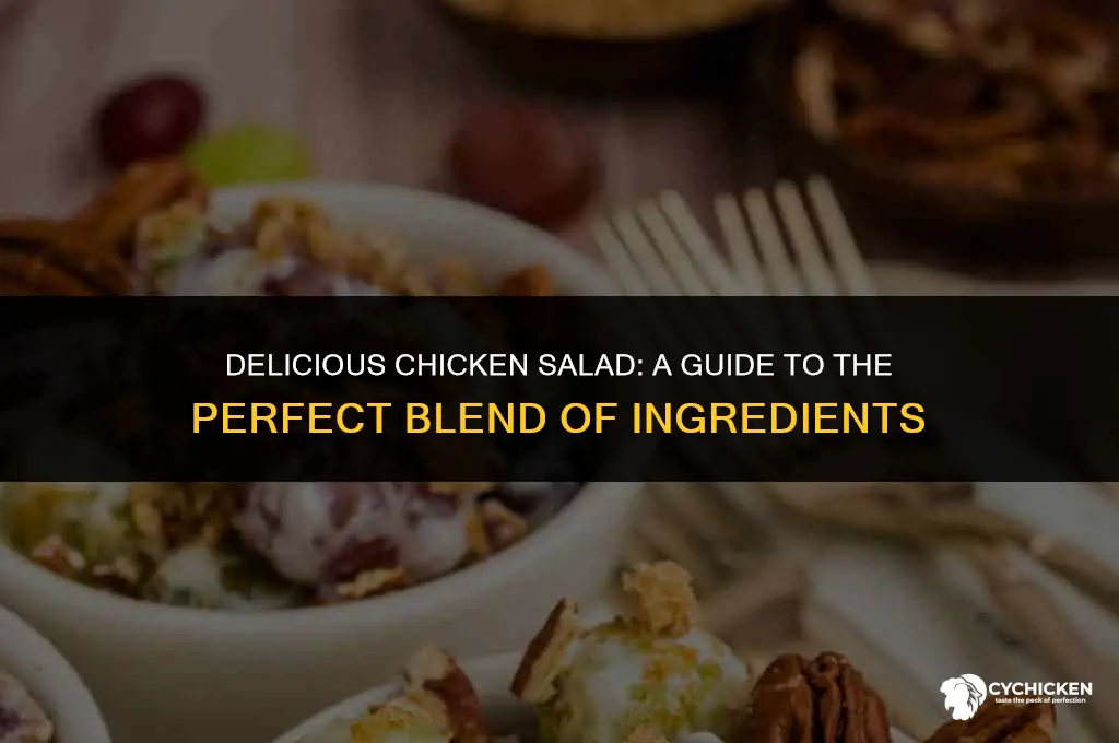 what ingredients go in chicken salad