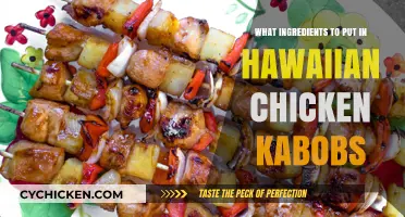 Delicious Hawaiian Chicken Kabobs: Essential Ingredients for Tropical Grilling