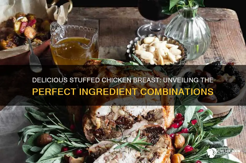 what ingrients go inside stuffed chicken breat