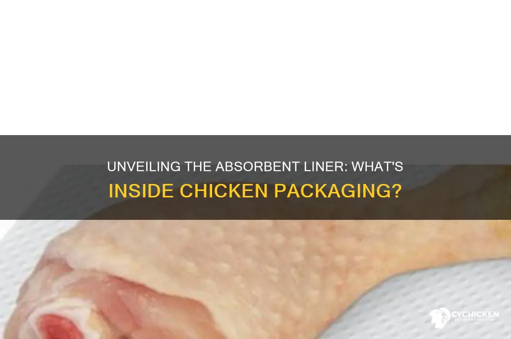 what insided the absorbent liner of chicken