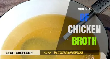Exploring the Flavor: One Cup of Chicken Broth Unveiled