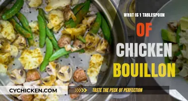 Understanding Chicken Bouillon: What's in 1 Tablespoon?