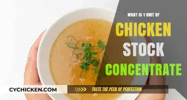 Understanding Chicken Stock Concentrate: What's in 1 Unit?