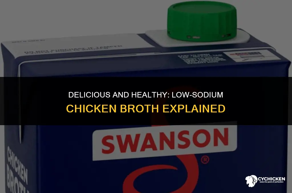 what is 10 c low-sodium chicken broth
