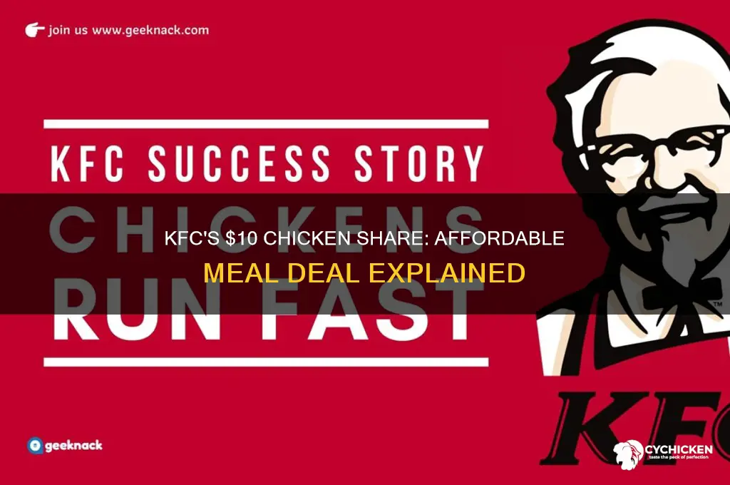 what is 10 dollar chicken share kfc