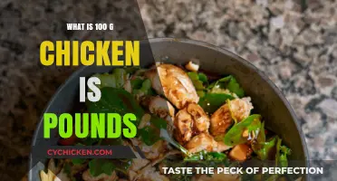 Converting 100 Grams of Chicken to Pounds: A Quick Guide
