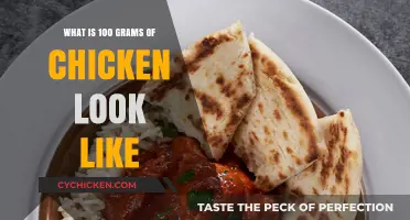 Visual Guide: Understanding the Size of 100 Grams of Chicken