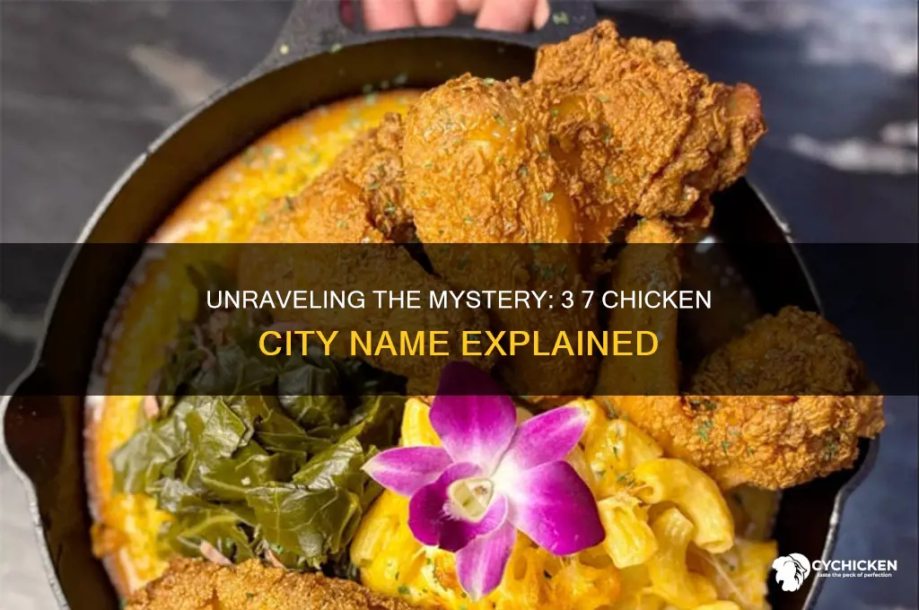 what is 3 7 chicken city name answer