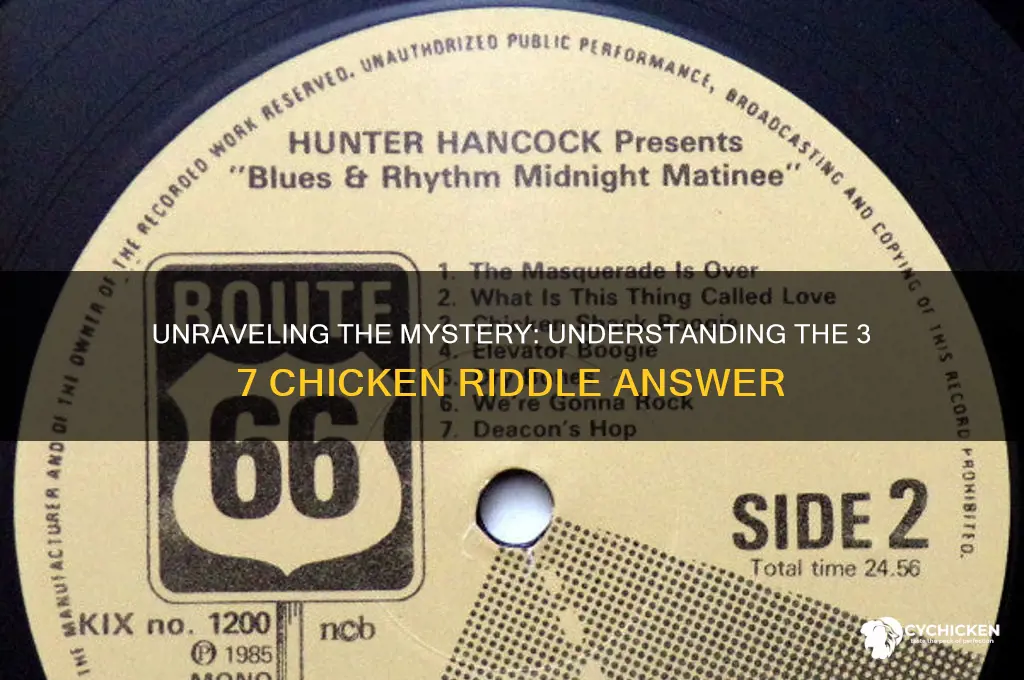 what is 3 7 chicken riddle answer