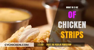 Understanding 3 oz Chicken Strips: Portion Size and Nutritional Value