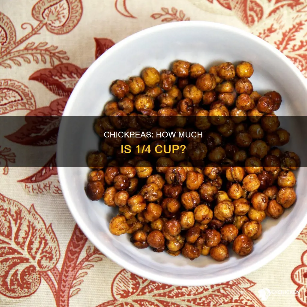 what is a 1 4 cup of chick peas