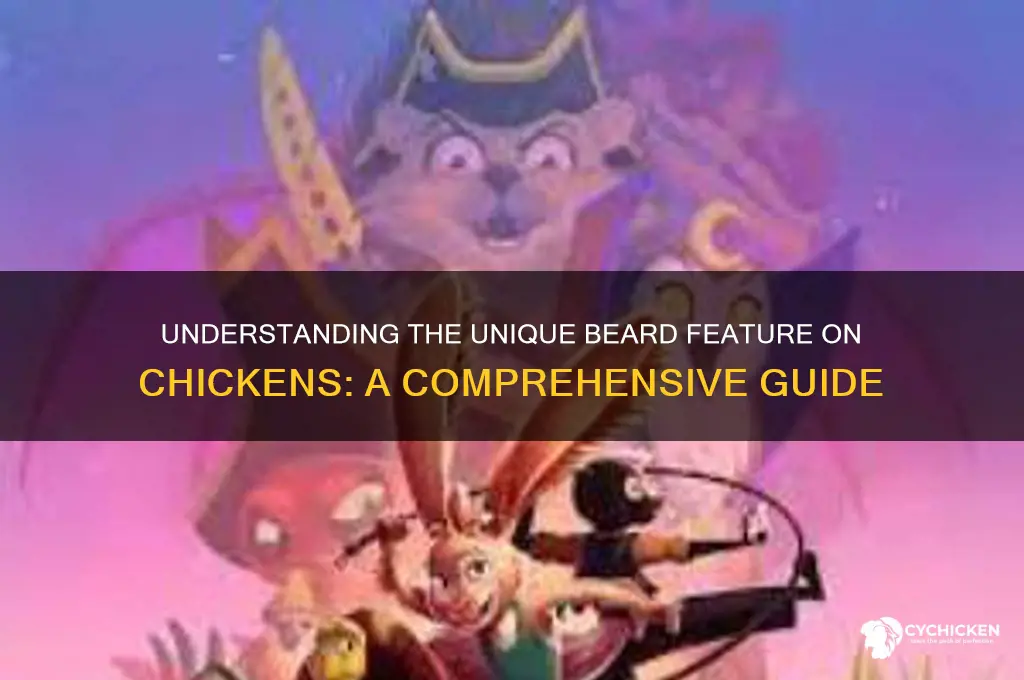 what is a beard on a chicken