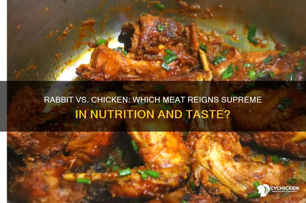 what is a better meat rabbit or chicken