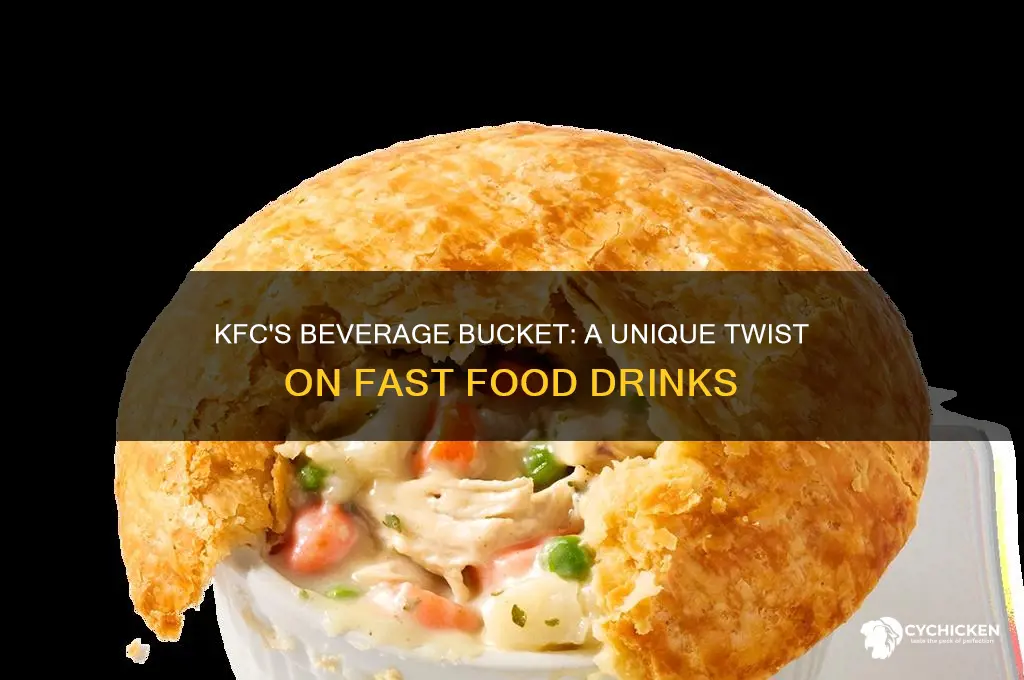 what is a beverage bucket at kfc