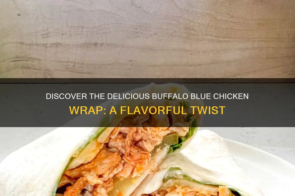 what is a buffalo blue chicken wrap