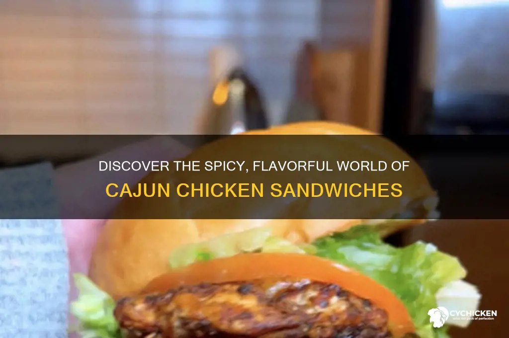 what is a cajun chicken sandwich