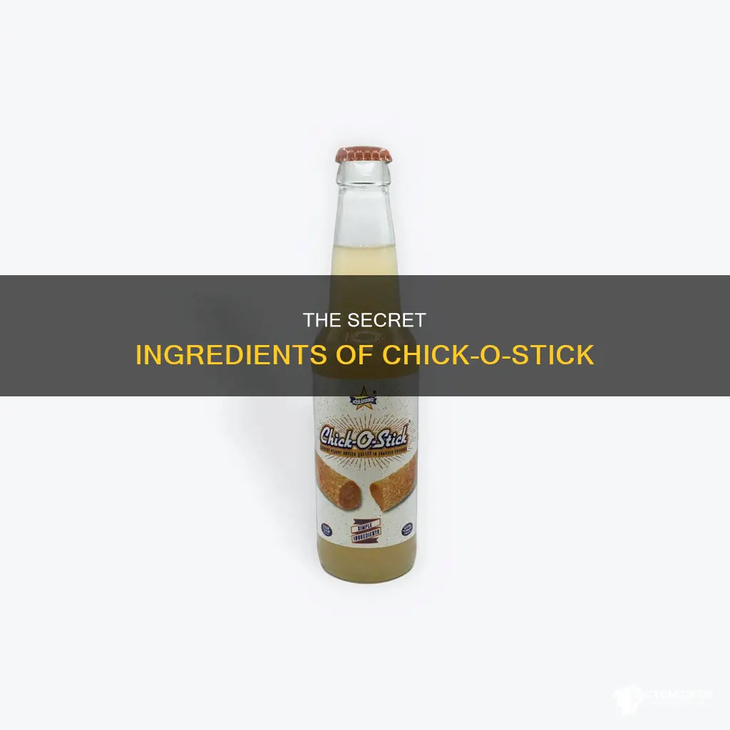 what is a chick o stick made out of