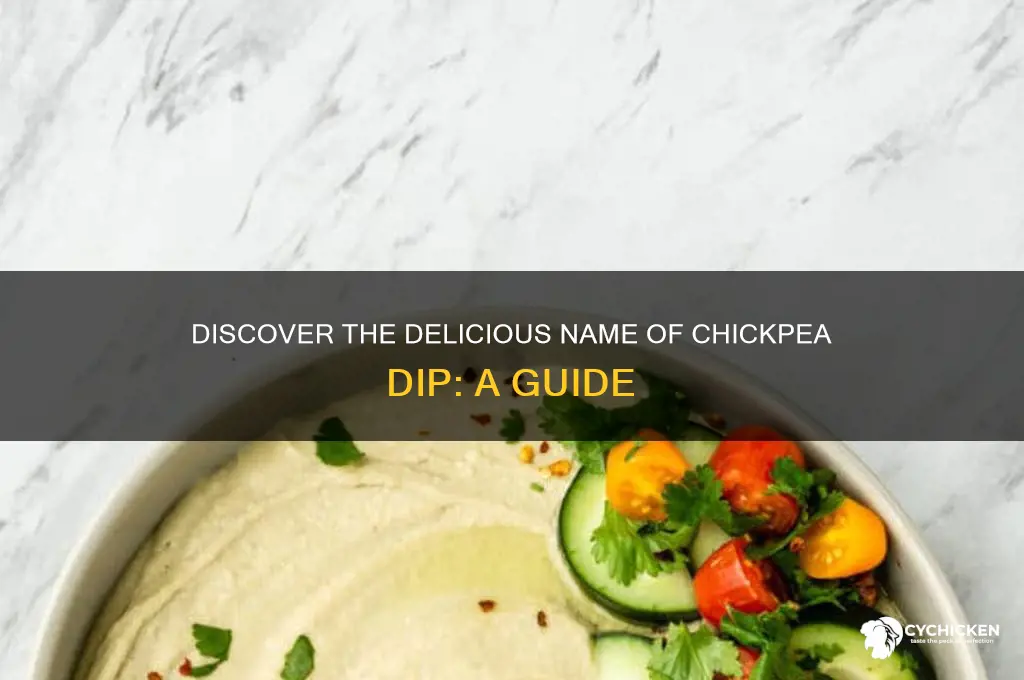 what is a chick pea dip called