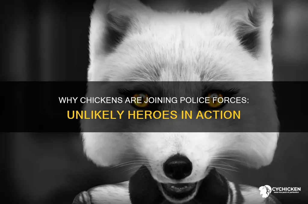 what is a chicken add to the police