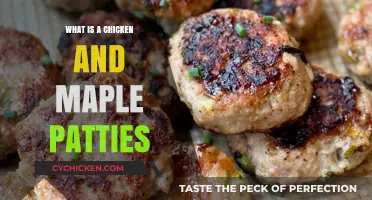 Delicious Chicken and Maple Patties: A Sweet and Savory Recipe