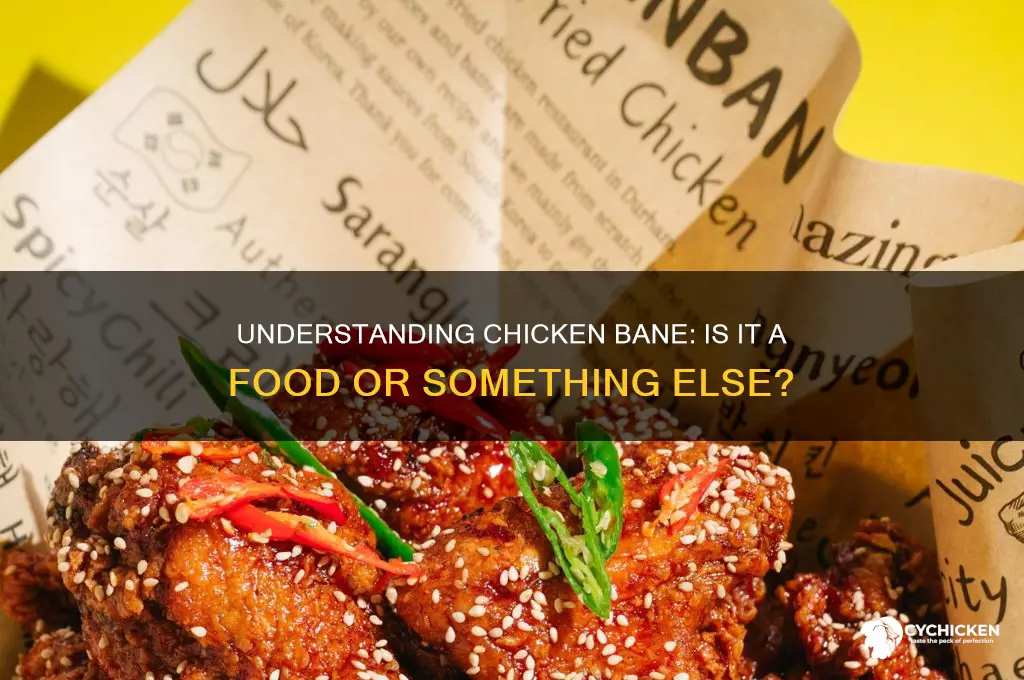 what is a chicken bane is food