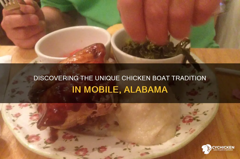 what is a chicken boat in mobile alabama