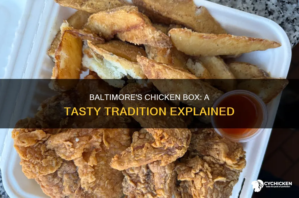 what is a chicken box from baltimore