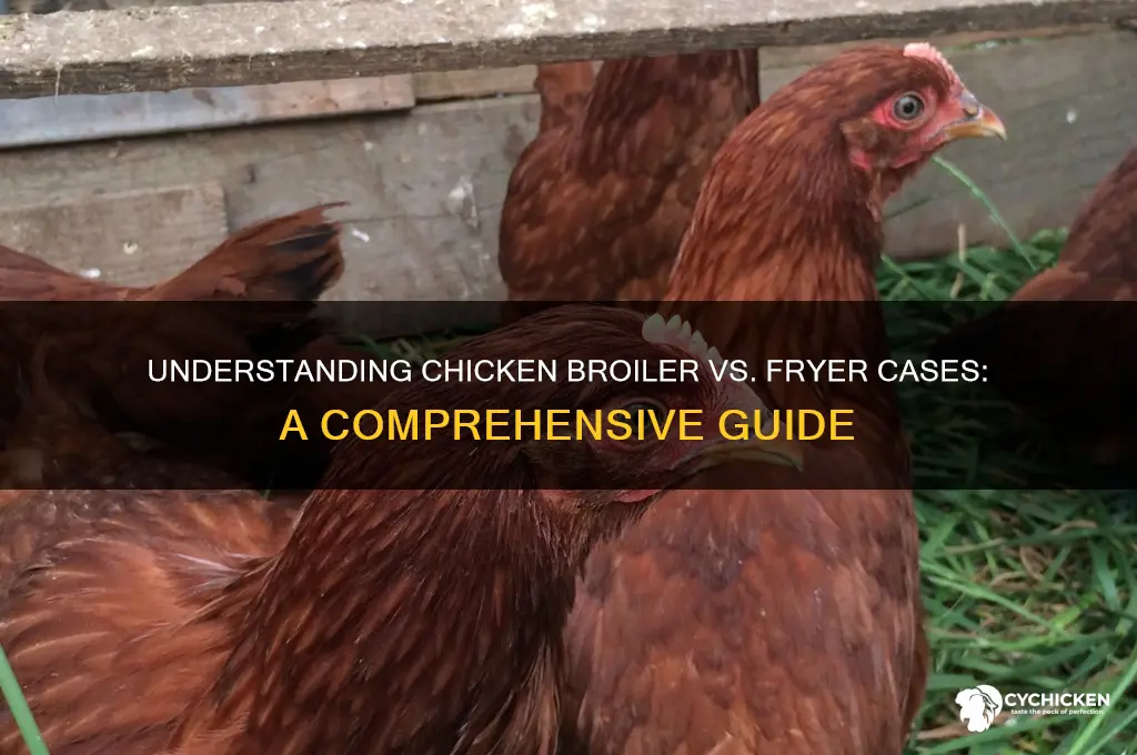 what is a chicken broiler or fryer case