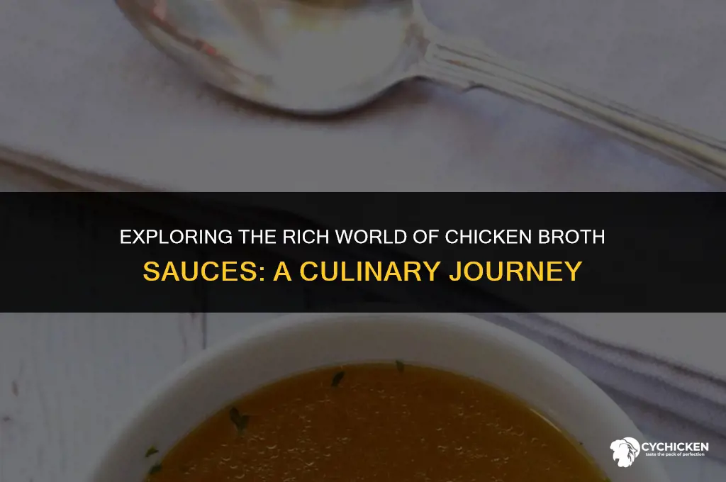 what is a chicken broth sauce called