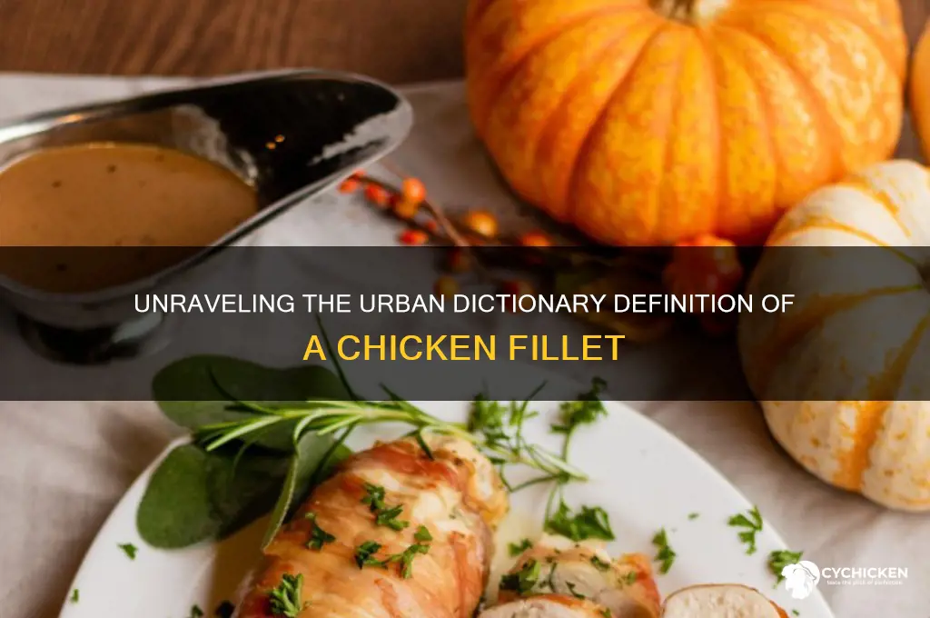what is a chicken fillet urban dictionary