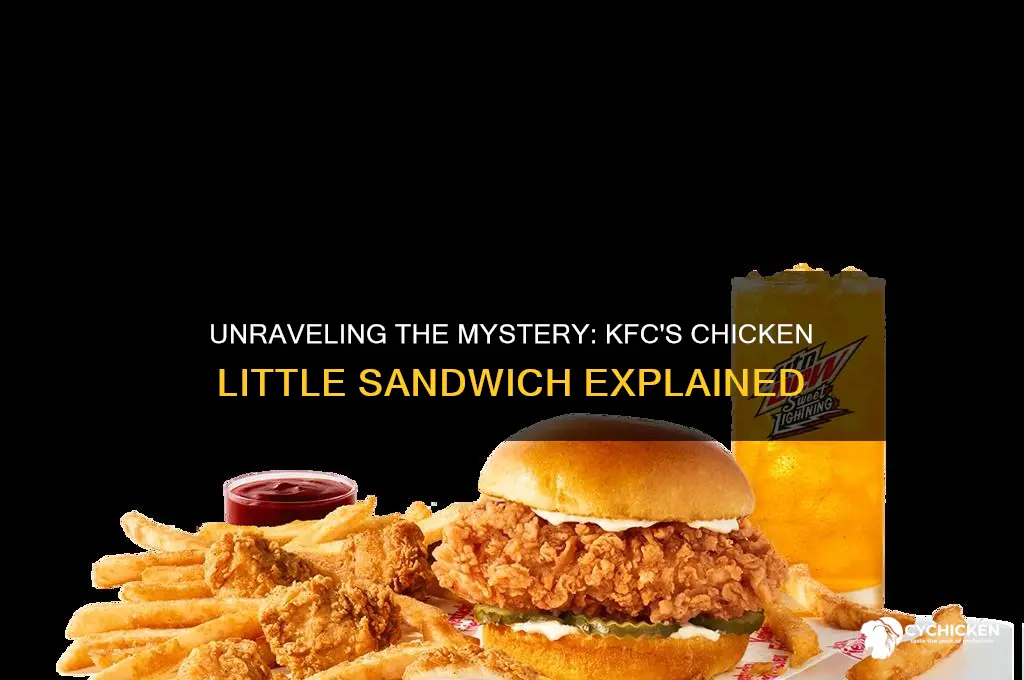 what is a chicken little at kfc
