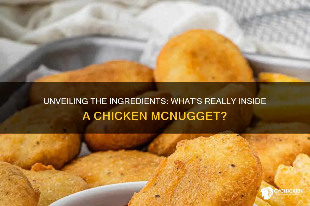 what is a chicken mcnugget made out of
