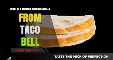 Tasty Chicken Mini Quesadilla: Taco Bell's Signature Dish