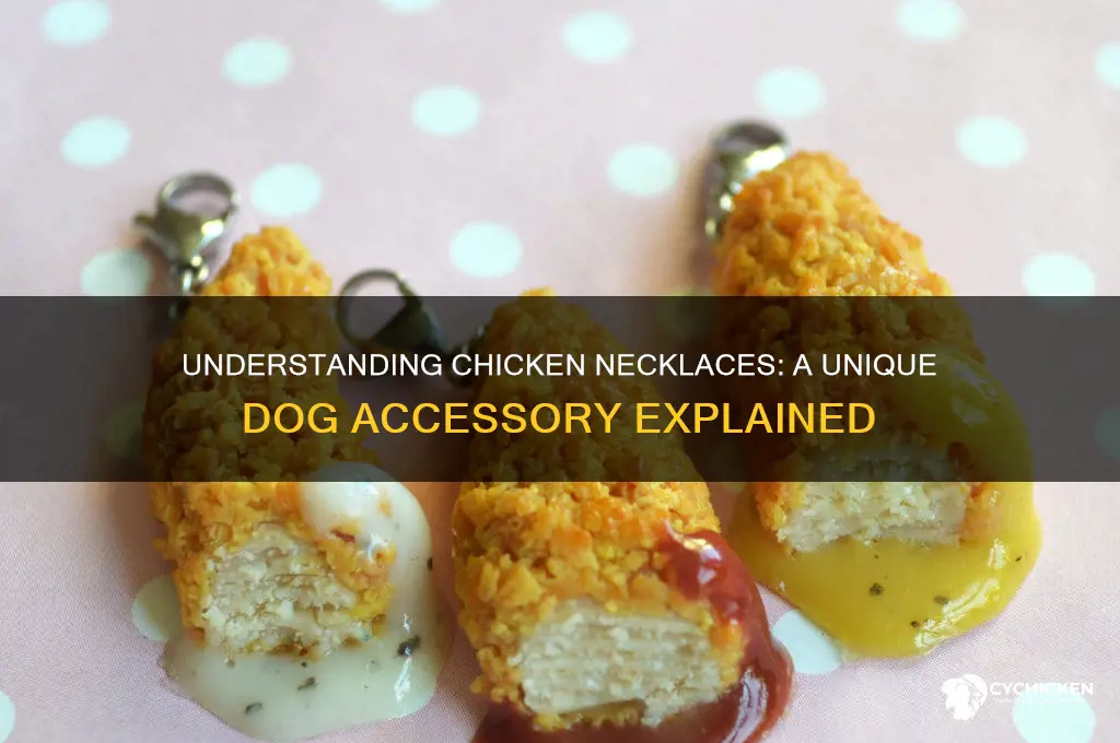 what is a chicken necklace for dogs
