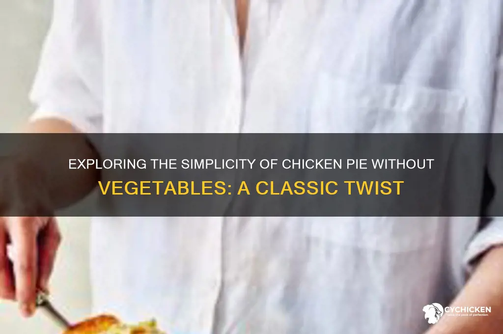 what is a chicken pie without vegetables