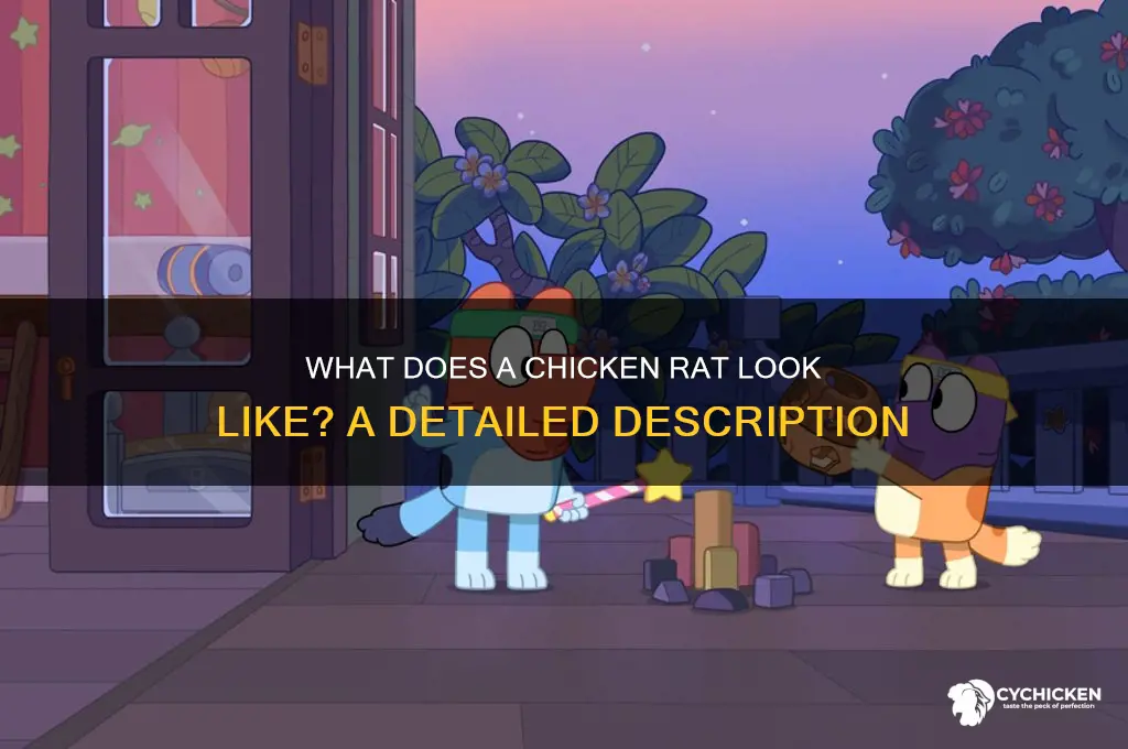 what is a chicken rat look like