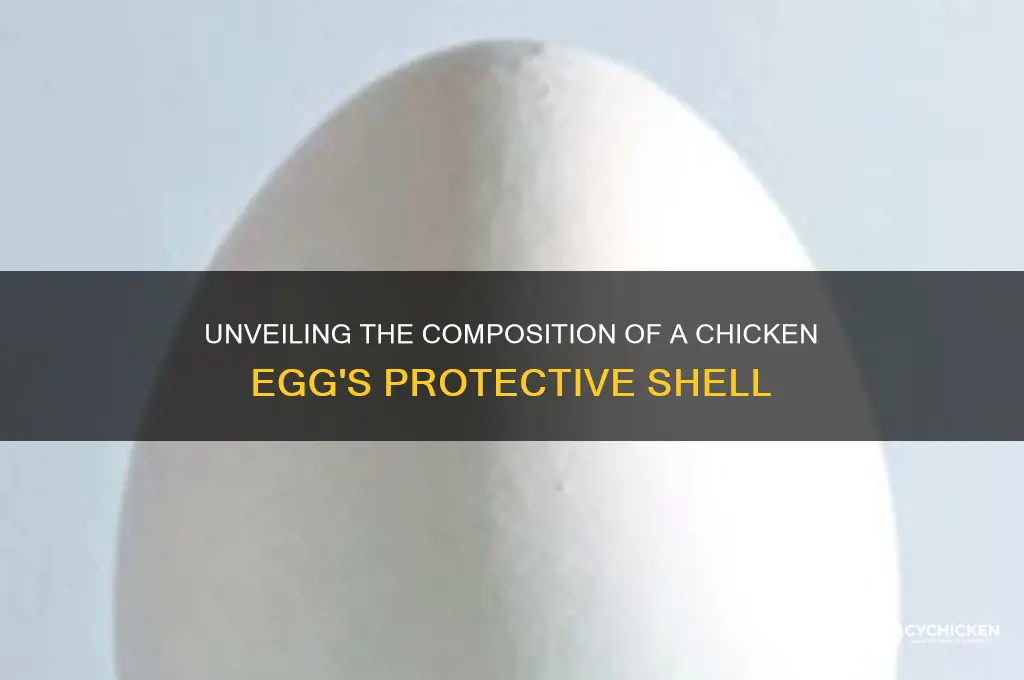 what is a chicken shell made of