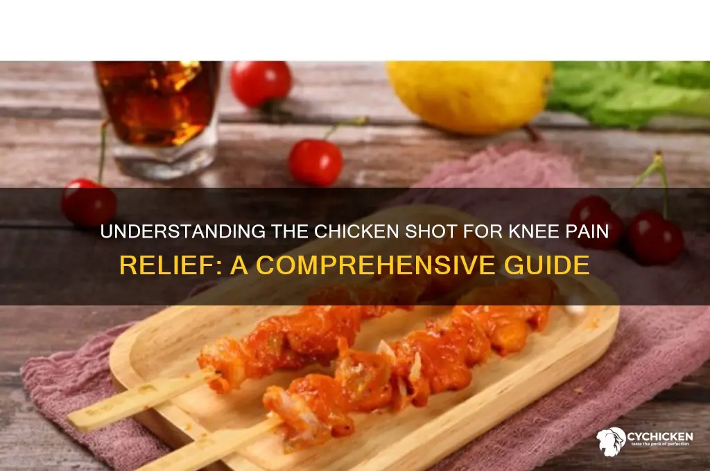 what is a chicken shot for your knees
