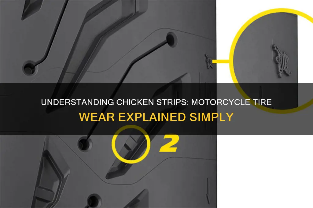 what is a chicken strip on a motorcycle