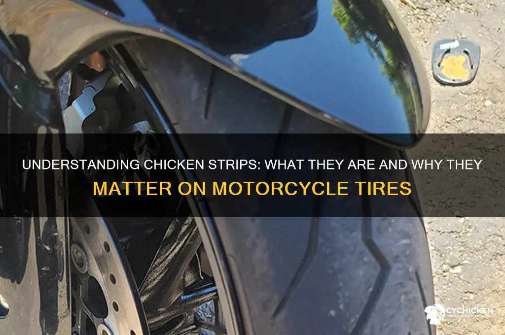 what is a chicken strips motorcycle tire
