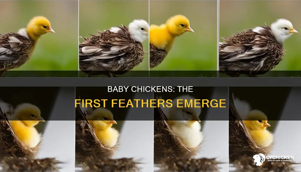 what is a chicken that just started developing feathers called