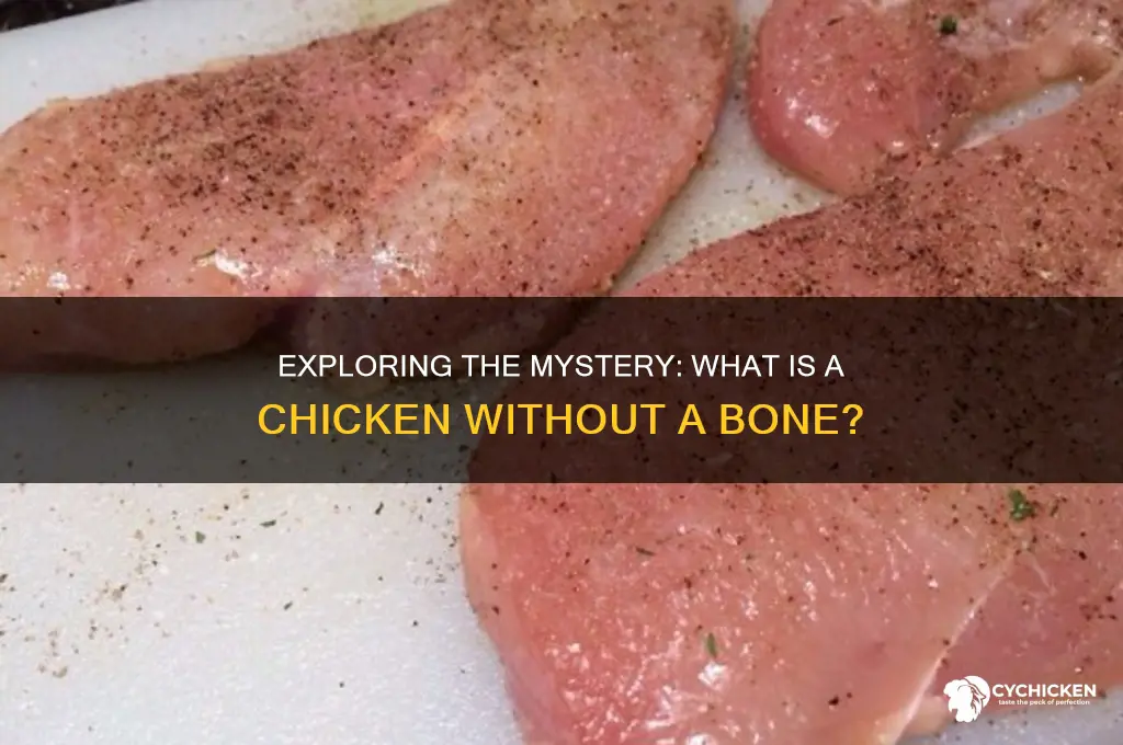 what is a chicken without a bone