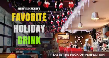 Cluck, Cheers, and Cocktails: A Chicken's Holiday Drink Delight