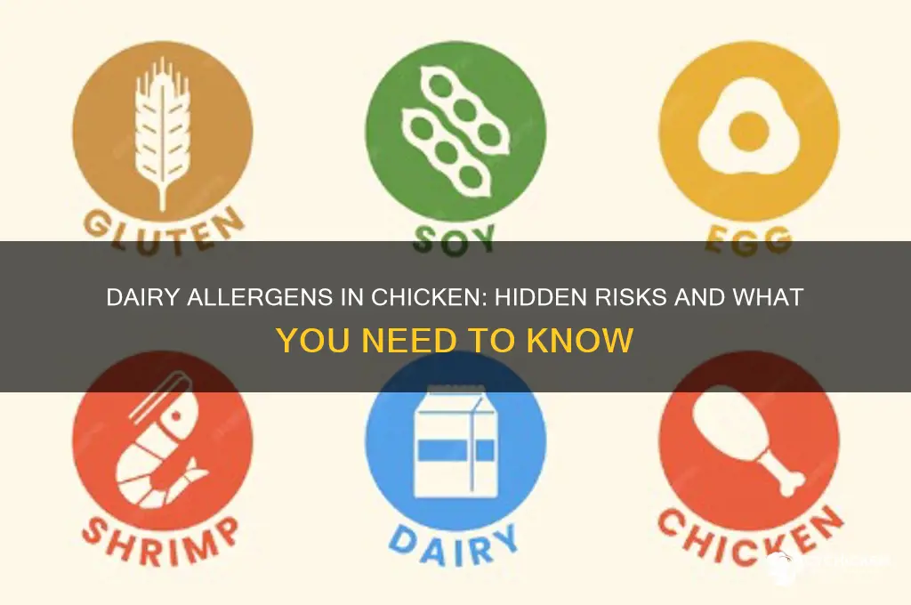 what is a dairy allergen in chicken