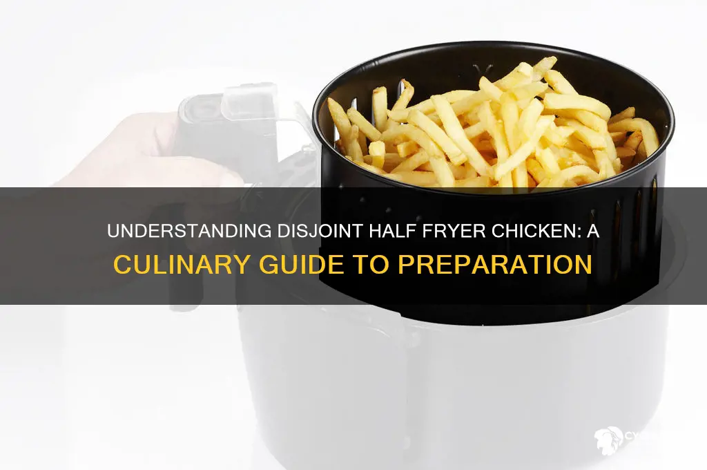 what is a disjoint half fryer chicken